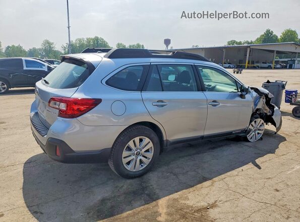 4S4BSABCXK3375987 2019 SUBARU OUTBACK Silver Trasero derecho