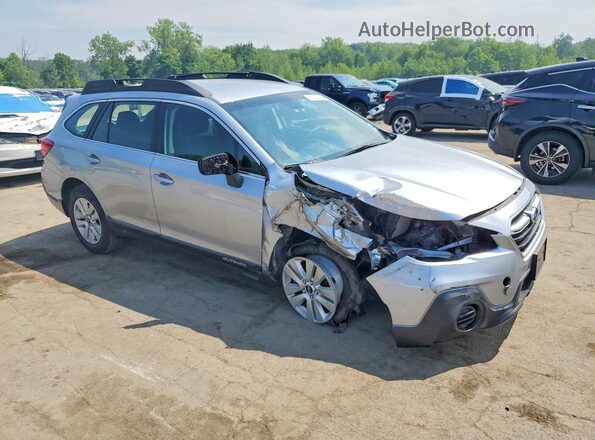 4S4BSABCXK3375987 2019 SUBARU OUTBACK Silver Delantero derecho