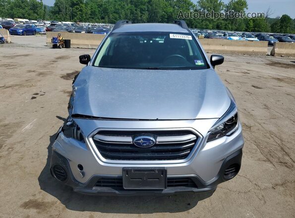 4S4BSABCXK3375987 2019 SUBARU OUTBACK Silver Vista frontal