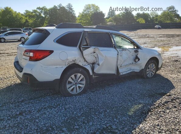 4S4BSACC0J3278777 2018 SUBARU OUTBACK Белый Задняя правая четверть