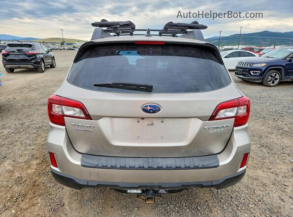 4S4BSACC1H3315264 2017 SUBARU OUTBACK Tan უკანა ხედი