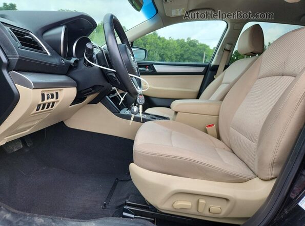 4S4BSACC1J3231483 2018 SUBARU OUTBACK Black Front interior view