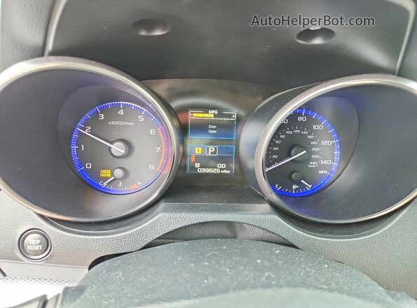 4S4BSACC1J3231483 2018 SUBARU OUTBACK Black Instrument cluster view