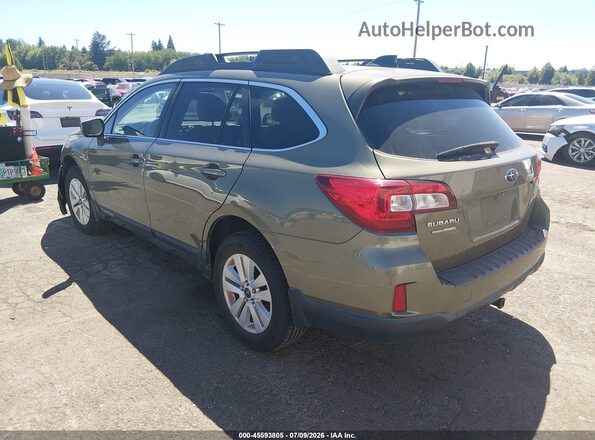 4S4BSACC2G3262475 2016 SUBARU OUTBACK Green Trasero izquierdo