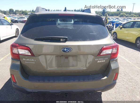 4S4BSACC2G3262475 2016 SUBARU OUTBACK Green 