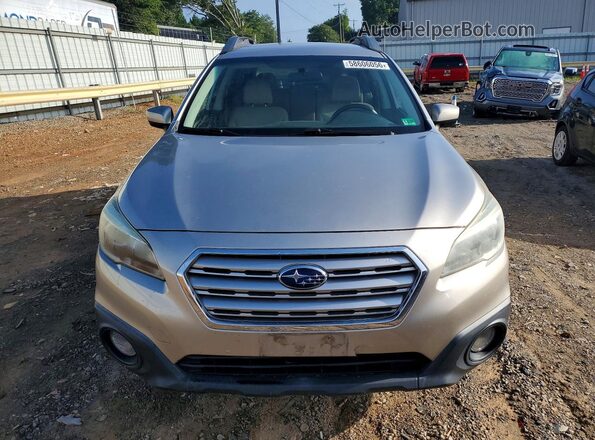 4S4BSACC2G3274514 2016 SUBARU OUTBACK Silver Դիմացի տեսք