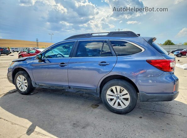 4S4BSACC2H3207137 2017 SUBARU OUTBACK Синий Задняя левая четверть