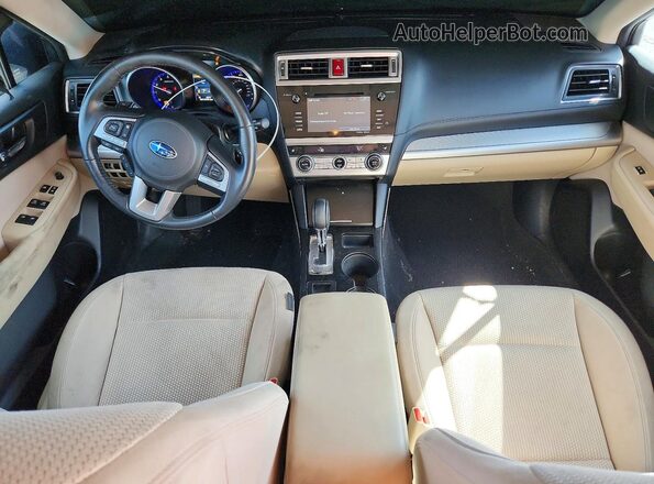 4S4BSACC2H3207137 2017 SUBARU OUTBACK Синий Вид панели приборов