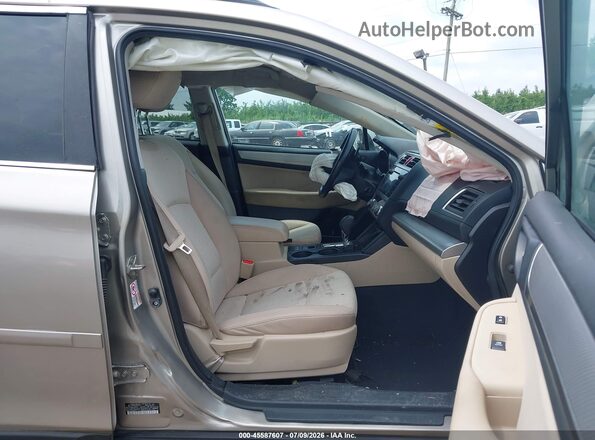 4S4BSACC2H3301664 2017 SUBARU OUTBACK Silver წინა სალონის ხედი