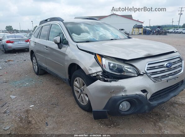 4S4BSACC2H3301664 2017 SUBARU OUTBACK Silver წინა ხედი