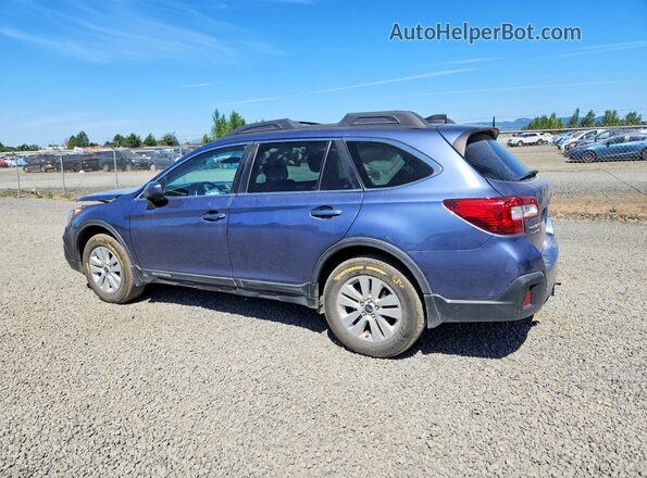 4S4BSACC2J3277968 2018 SUBARU OUTBACK Blue Trasero izquierdo