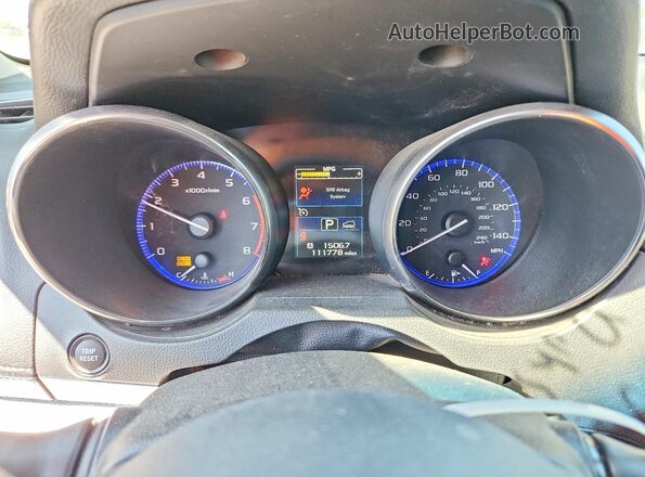 4S4BSACC2J3277968 2018 SUBARU OUTBACK Blue Vista del cuadro de instrumentos