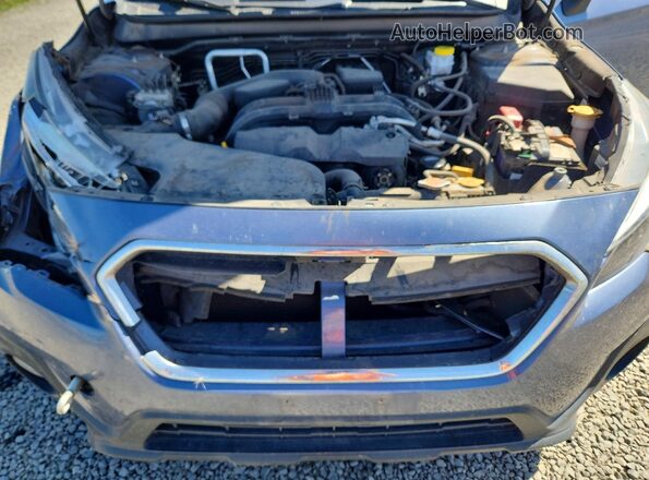 4S4BSACC2J3277968 2018 SUBARU OUTBACK Blue Vista del compartimento del motor