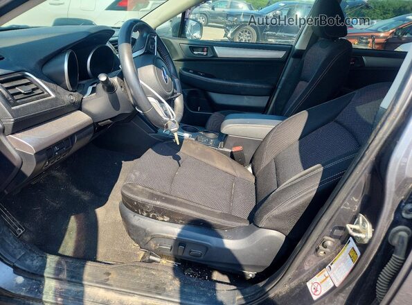 4S4BSACC2J3286377 2018 SUBARU OUTBACK Gray Widok wnętrza z przodu