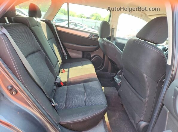 4S4BSACC2J3286377 2018 SUBARU OUTBACK Gray Widok tylnych siedzeń