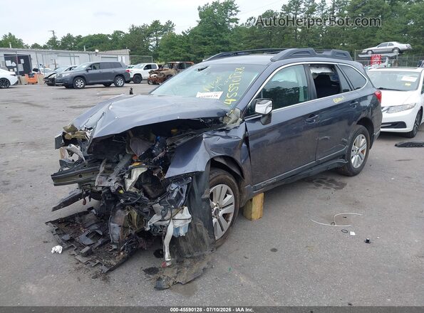 4S4BSACC3H3273907 2017 SUBARU OUTBACK Blue Առջևի ձախ երեք քառորդ տեսարան