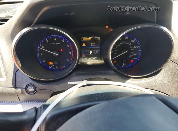 4S4BSACC3H3393643 2017 SUBARU OUTBACK Beige Widok zestawu wskaźników