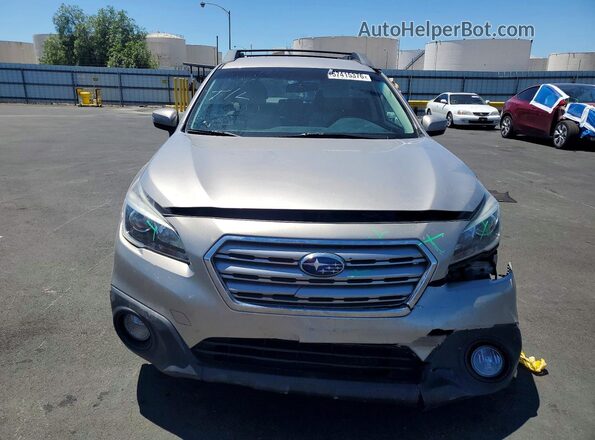 4S4BSACC3H3393643 2017 SUBARU OUTBACK Beige Widok z przodu
