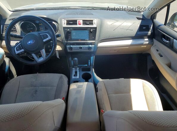 4S4BSACC3H3393643 2017 SUBARU OUTBACK Beige Widok deski rozdzielczej