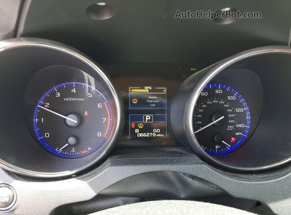 4S4BSACC3J3214233 2018 SUBARU OUTBACK Темно-бордовый Вид щитка приборов