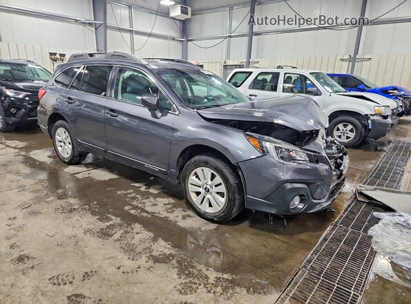 4S4BSACC3J3283083 2018 SUBARU OUTBACK Gray Առջևի աջ