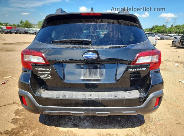 4S4BSACC3J3320584 2018 SUBARU OUTBACK Black Вид ззаду