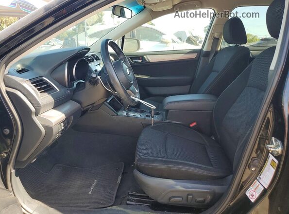 4S4BSACC3J3385502 2018 SUBARU OUTBACK Black Вид салону спереду