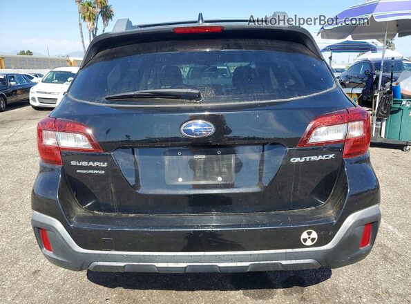 4S4BSACC3J3385502 2018 SUBARU OUTBACK Black Вид ззаду