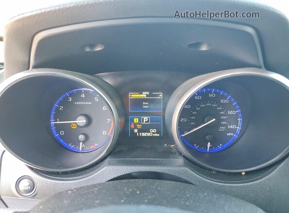 4S4BSACC3J3385502 2018 SUBARU OUTBACK Black Вид щитка приладів