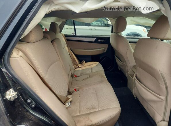 4S4BSACC4G3221376 2016 SUBARU OUTBACK Черный Вид задней части салона