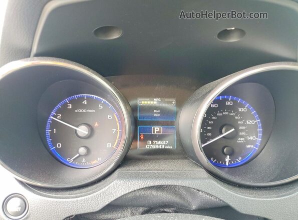 4S4BSACC4J3296019 2018 SUBARU OUTBACK Green Սարքավորումների վահանակի տեսք