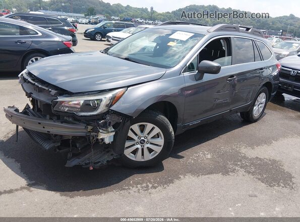 4S4BSACC4J3320948 2018 SUBARU OUTBACK Gray Front left