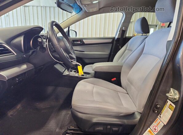 4S4BSACC4J3350550 2018 SUBARU OUTBACK Gray Вид салону спереду
