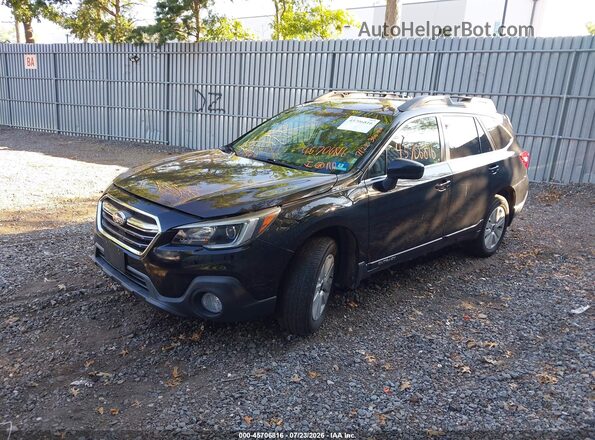 4S4BSACC4J3354078 2018 SUBARU OUTBACK Black Przód lewy