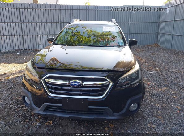 4S4BSACC4J3354078 2018 SUBARU OUTBACK Black Widok zestawu wskaźników