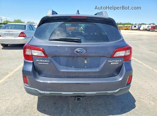 4S4BSACC5H3380781 2017 SUBARU OUTBACK Gray Widok z tyłu