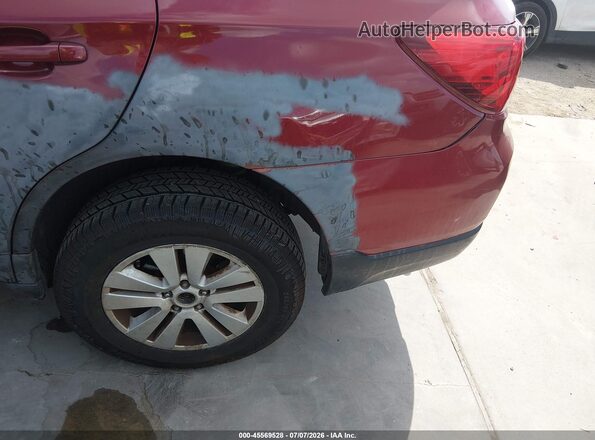 4S4BSACC5H3426710 2017 SUBARU OUTBACK Maroon Front view