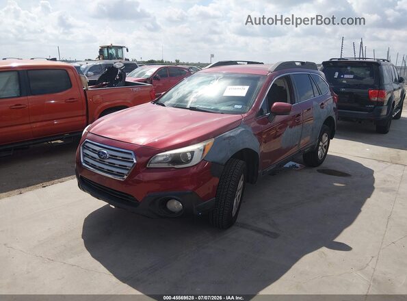4S4BSACC5H3426710 2017 SUBARU OUTBACK Maroon Front left