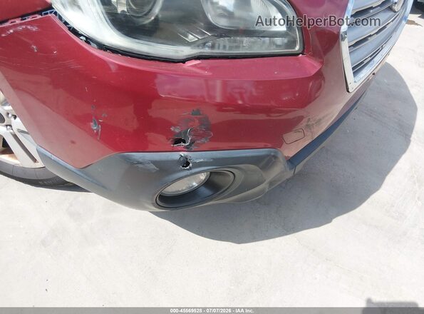 4S4BSACC5H3426710 2017 SUBARU OUTBACK Maroon 