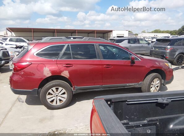 4S4BSACC5H3426710 2017 SUBARU OUTBACK Maroon Rear interior view