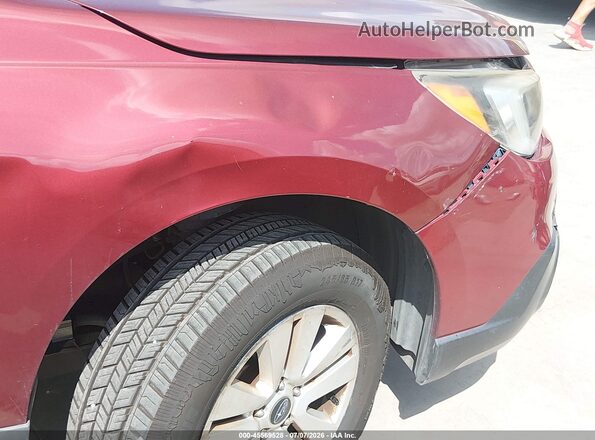 4S4BSACC5H3426710 2017 SUBARU OUTBACK Maroon 