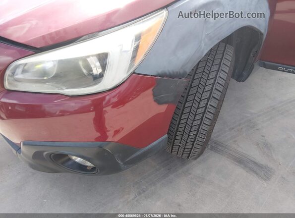 4S4BSACC5H3426710 2017 SUBARU OUTBACK Maroon 