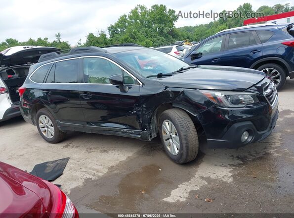 4S4BSACC5J3228537 2018 SUBARU OUTBACK Black Вид спереду