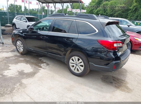 4S4BSACC5J3228537 2018 SUBARU OUTBACK Black Задня ліва чверть