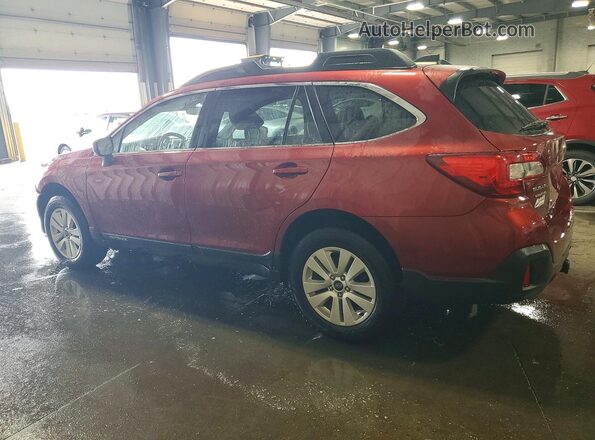 4S4BSACC5J3355076 2018 SUBARU OUTBACK Red უკანა მარცხენა