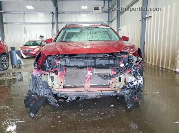 4S4BSACC5J3355076 2018 SUBARU OUTBACK Red წინა ხედი