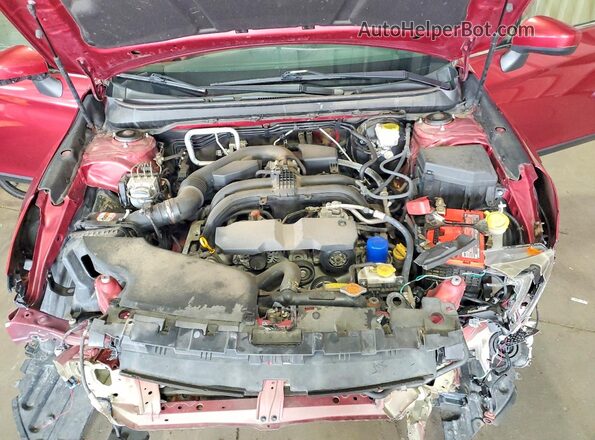 4S4BSACC5J3355076 2018 SUBARU OUTBACK Red უკანა სალონის ხედი