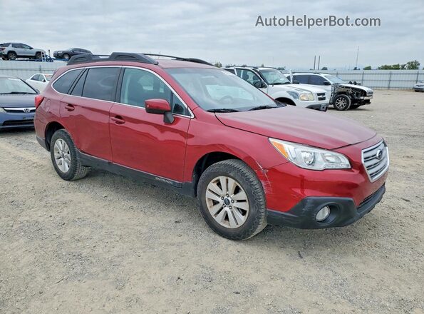 4S4BSACC6G3225431 2016 SUBARU OUTBACK Burgundy Delantero derecho