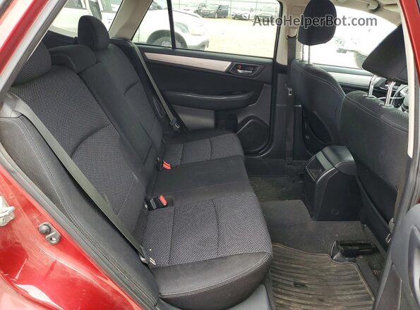 4S4BSACC6G3225431 2016 SUBARU OUTBACK Burgundy Vista de los asientos traseros