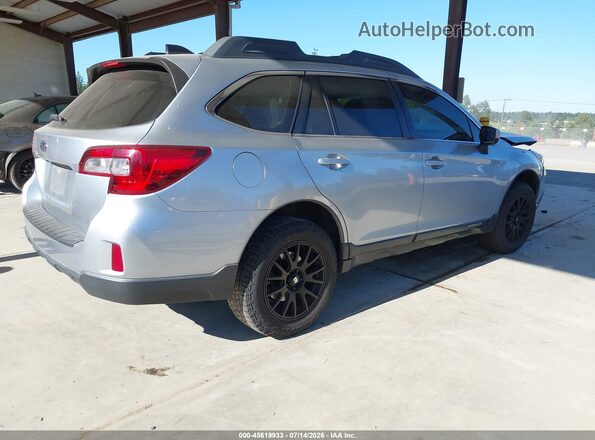 4S4BSACC6G3277142 2016 SUBARU OUTBACK Silver Հետևի աջ